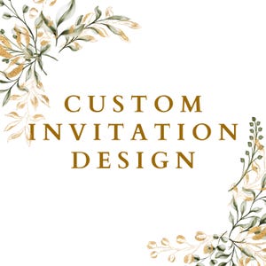 Design de convite personalizado Modelo editável para aniversário, chá de bebê, casamento ou formatura Download personalizável para impressão
