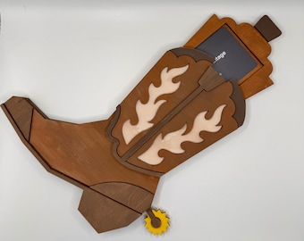 Cowboy Boot Gift Card Holder