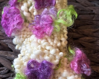 Fil à tricoter artisanal : Mérinos épais, 24 yards