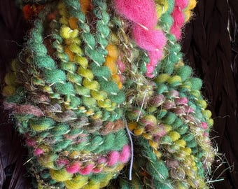 Fil à tricoter artisanal : Mérinos épais, 48 yards
