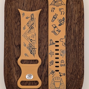 Egypt. Replacement silicone quick-release watch band strap for Google Watch 1, 2, 3. (41/45)