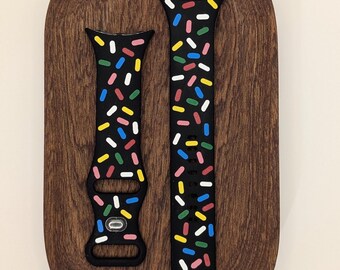 Candy. Replacement silicone quick-release watch band strap for Google Watch 1, 2, 3, 4. (41/45)