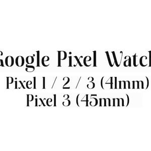 Google Pixel Watch. Anpassad design.