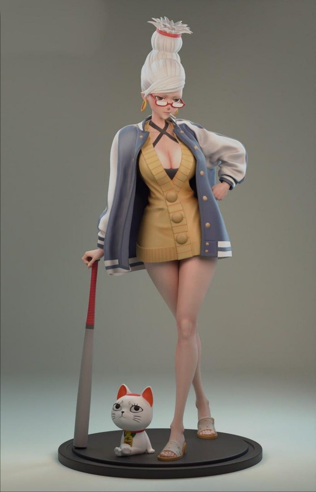 3D Printed Statue of Seiko Ayase Full Resin Hand Painted. - Etsy