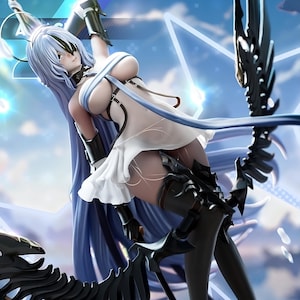Armored Anime Knight Girl STL: 3D Print Figurine (Digital Download)