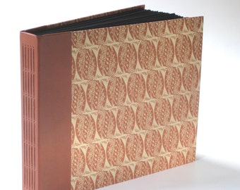 Photo Album Scrapbook - Leather and Paper