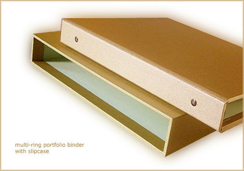 Custom Boxes Portfolios Binders Albums Etsy