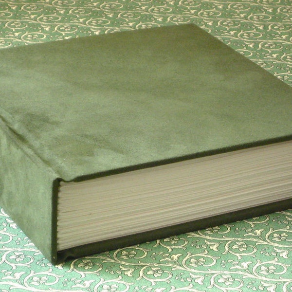 Journal Sketchbook - Green Ultrasuede