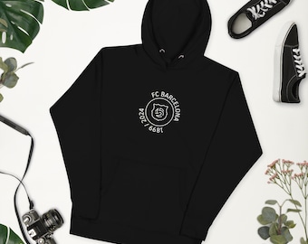 FC Barcelona Heritage Fleece Hoodie: Classic Barça Design