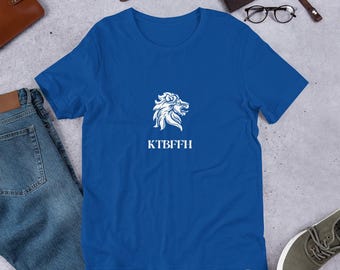 Chelsea FC Lion T-Shirt: KTBFFH Slogan, Premier League Apparel