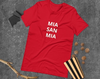 Bayern München "MIA SAN MIA" T-shirt: Fotbollströja för fans
