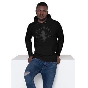 Juventus F.C. Horse Logo Hoodie | 2025 Collection | Italian Soccer | Football Gifts | Graphic Hoodie | Vintage Juventus Design | Fan Apparel