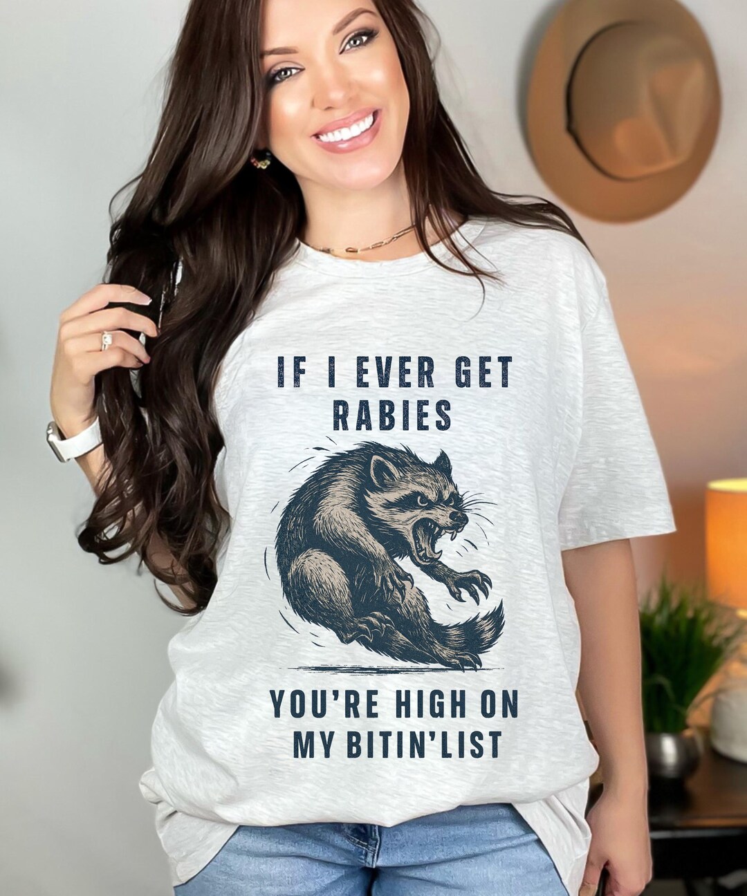 Svg Racoon Rabid Funny Raccoon Rabies Design: Vintage Style PNG SVG (digital Download ...
