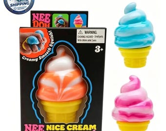 NeeDoh Squishy - Eiscreme-Zappelspielzeug, zum Stressabbau, zum Stressabbau