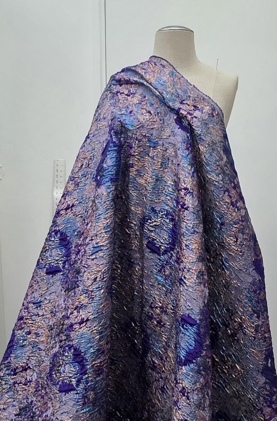 Purple Gold Dress - Etsy