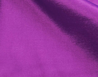 Violet Stretch Taffeta Fabric: 2-Way Spandex, Medium Weight - 58" Wide