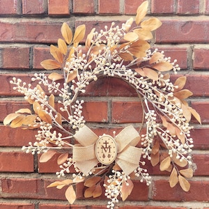 Burlap Mini Fall wreath Catholic Miraculous Medal home decor gift Catholic housewarming  front door fall Catholic Our Lady fireplace wreath