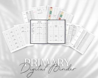 LDS Primary Digital Binder Google Docs Template Primary Organization