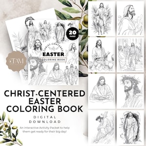 LDS Christ centered Easter and Holy Week Coloring Book ||  Primary Kids Activities