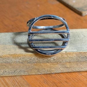 Ronda. Handcrafted ring in Sterling Silver