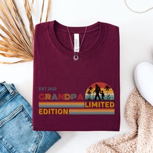 Personalisiertes Retro Vintage Shirt Opa - Vatertagsgeschenk, Geschenk für Großvater, Cooler Hoodie für Grandpa Geburtstagsgeschenk