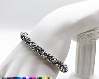 Byzantine Silver Base Bracelet