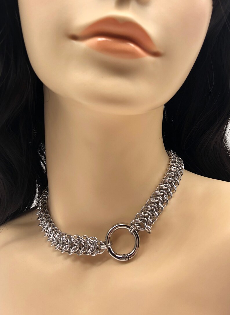 Elf Bridge BDSM Gorean Slave Collar Choker Necklace image 4