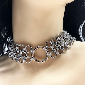 Japanese BDSM Gorean Slave Collar Choker Necklace Discreet Daywear Collar 画像 2