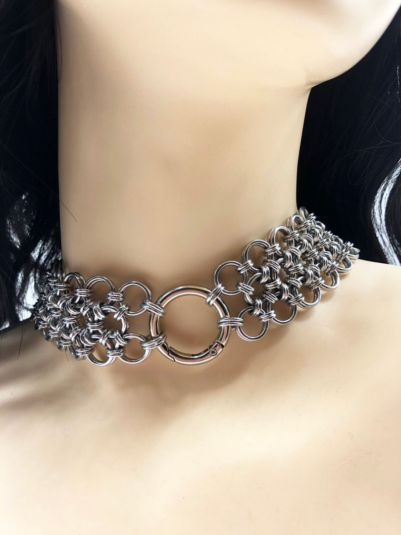 Japanese BDSM Gorean Slave Collar Choker Necklace Discreet Daywear Collar 画像 2