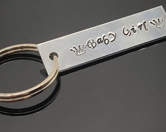 Crown "Babygirl" Keychain Slave Tag, BDSM, ddlg,