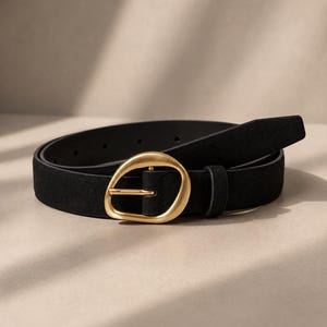 Black Asymmetrical Belt - Etsy display picture 2