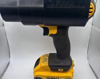 May include: A black and yellow DeWalt power tool with a black dust shroud and a 20V XR 5Ah battery.