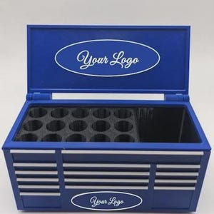 Customizable Desk Organizer – Mini Toolbox Pen Holder | Office & Workshop Gift