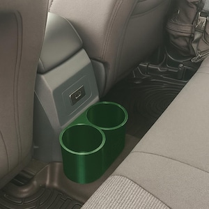 Rear Seat Cup Holder for Ford Maverick, Mach-E, Bronco – Compatible with Stanley 40 oz, Owala, Yeti, Coffee Mugs | Double Cup Holder