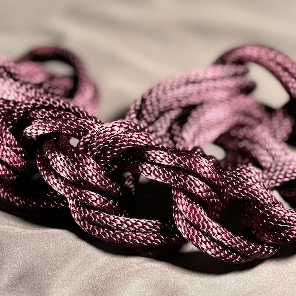 Blackberry Wine colored rope for Shibari