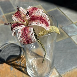 Single Stem French Beaded Flowers | Variety of Flowers/Plants