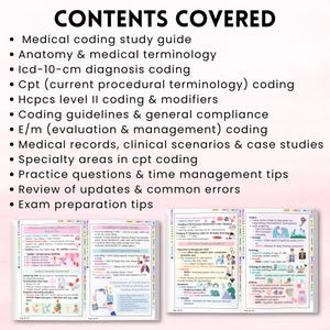 Medical Coding Mastery Bundle, 80+ Pages Coding Study Guide, ICD-10 ...