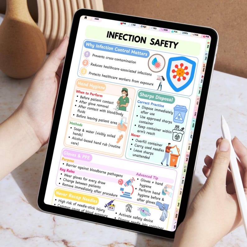 Phlebotomy Cheat Sheet PDF | 80+ Pages Nursing Study Guide | Order of ...
