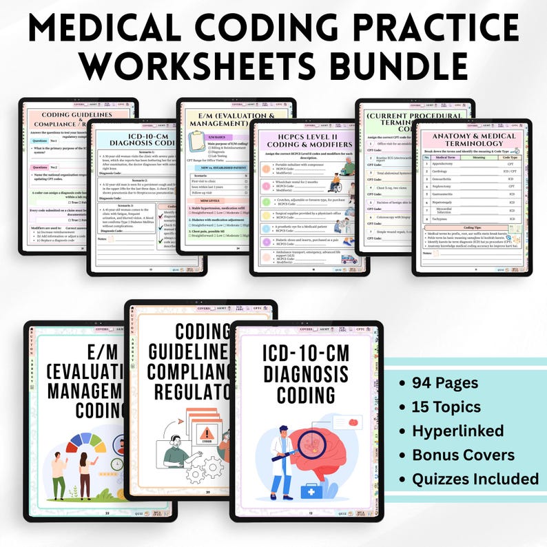 Ultimate Medical Coding Bundle PDF | 400+ Pages ICD-10 CPT Training ...