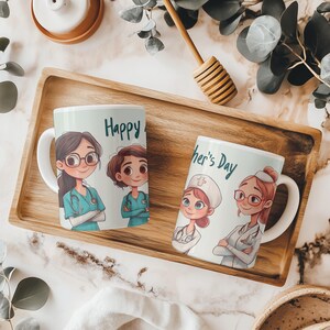 Fun Mug for Healthcare Worker, Gift for nurse,gift for doctor, gift for nursing graduate, nursing student, Medical Students, cartoon nurse