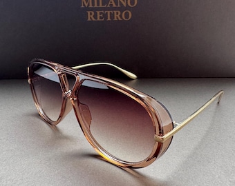 Chic Vintage Style Oversized Aviator Women Sunglasses | Retro Vibes | Hollidays & Festivals |