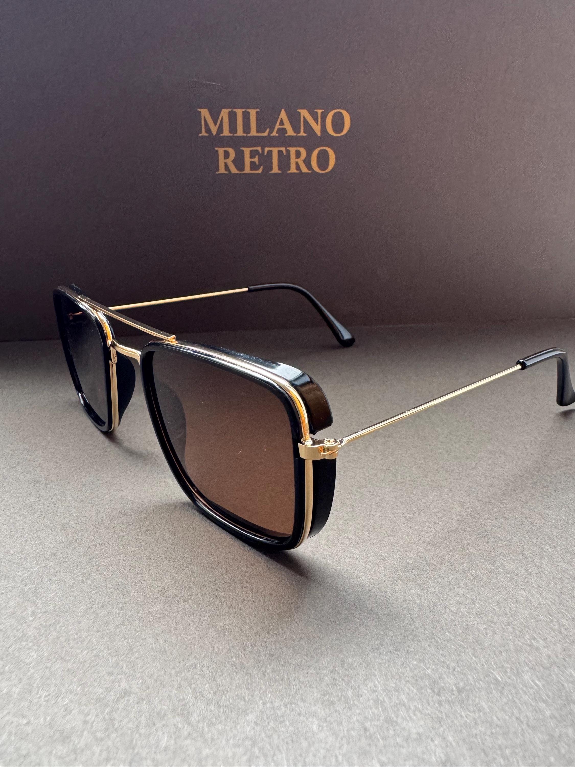 Lunettes de soleil - TD® - Rétro - Grand cadre - Léger