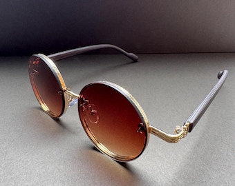 Retro Round Sunglasses: Vintage Style UV400 Protection