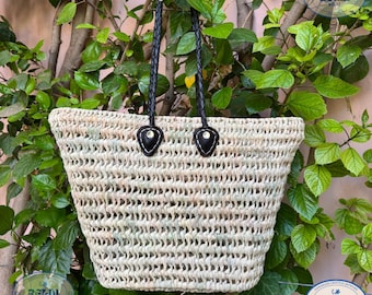 Raffia French Basket