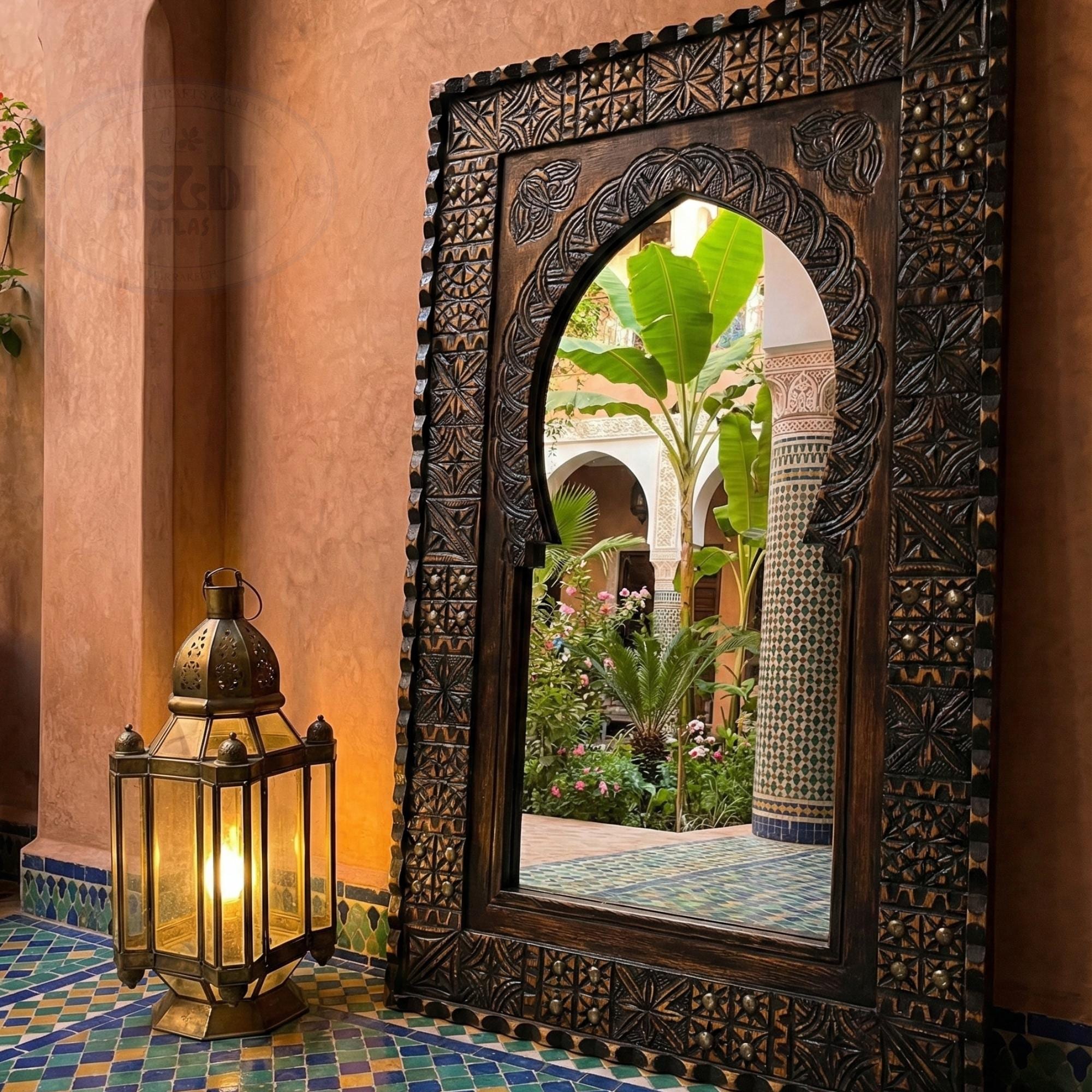 Carved Vintage Wooden Mirrors India - Etsy