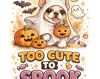 Französische Bulldogge Geist Kürbis Halloween T-Shirt Gruseliges Hunde-Grafik-T-Shirt