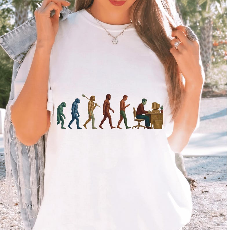 Camiseta "Evolução do Programador" - Humor Divertido sobre Programação - Estampa Gráfica imagem 9