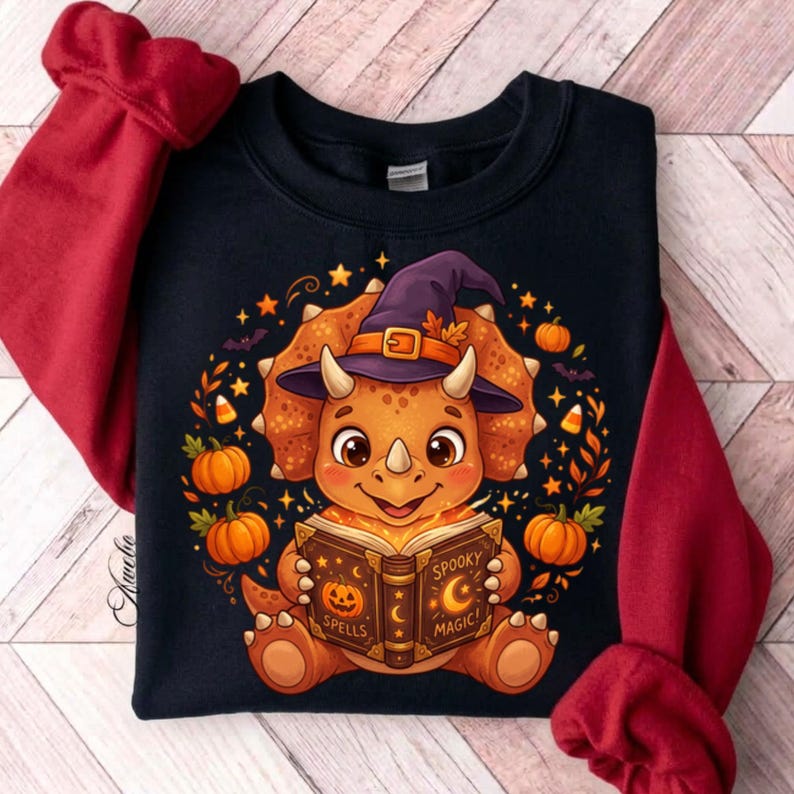 T-rex Dinosaur Reading Book Nerd Halloween T-shirt, Funny Dinosaur ...