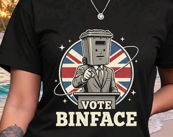 Count Binface Wahl-T-Shirt – Politische Satire aus Großbritannien – Humorvolles Wahl-T-Shirt