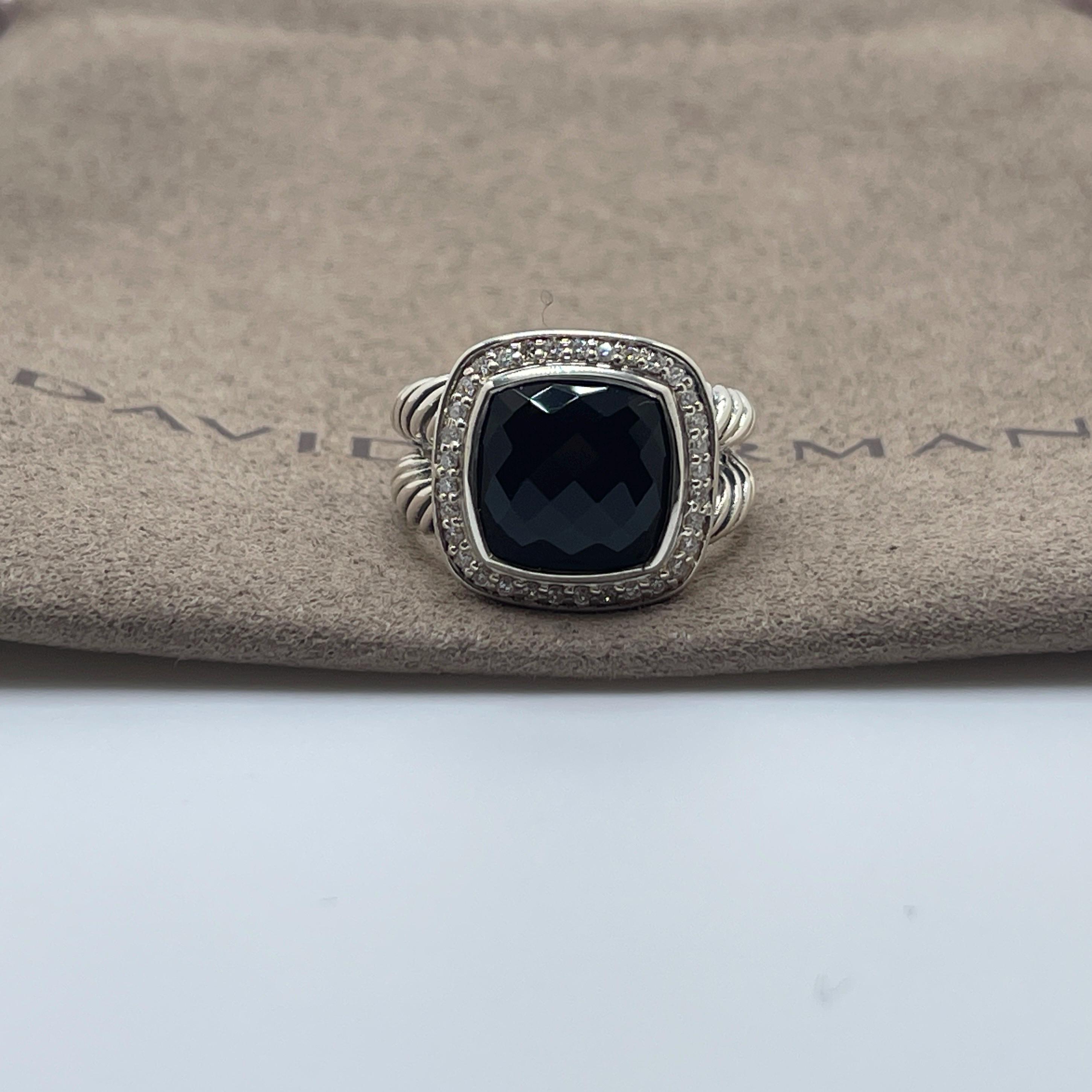 Onyx Ring Vintage Size 9 - Etsy